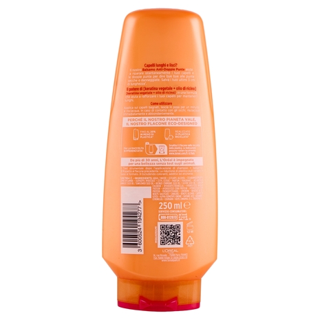 Elvive Dream Long Balsamo Anti-Doppie Punte, per Capelli Lunghi e Lisci, 250 ml